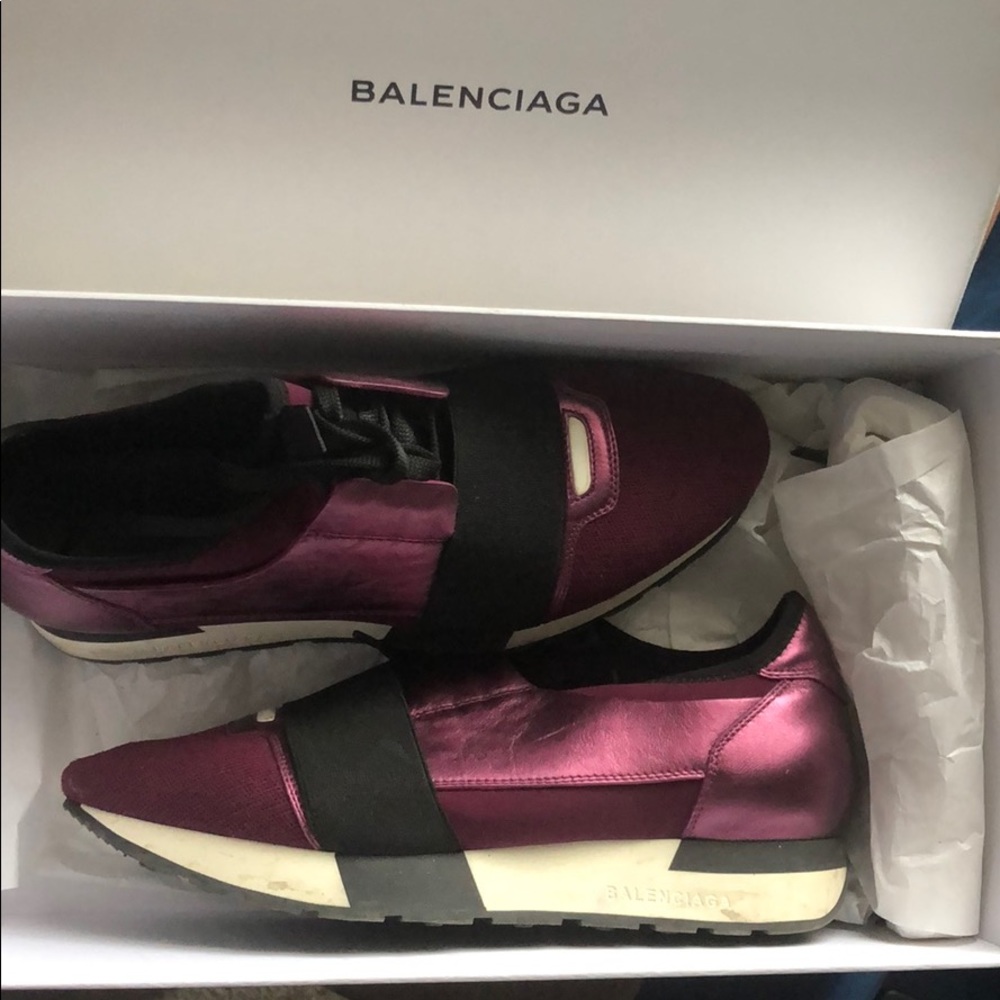 Pair of gently worn balenciaga sneakers